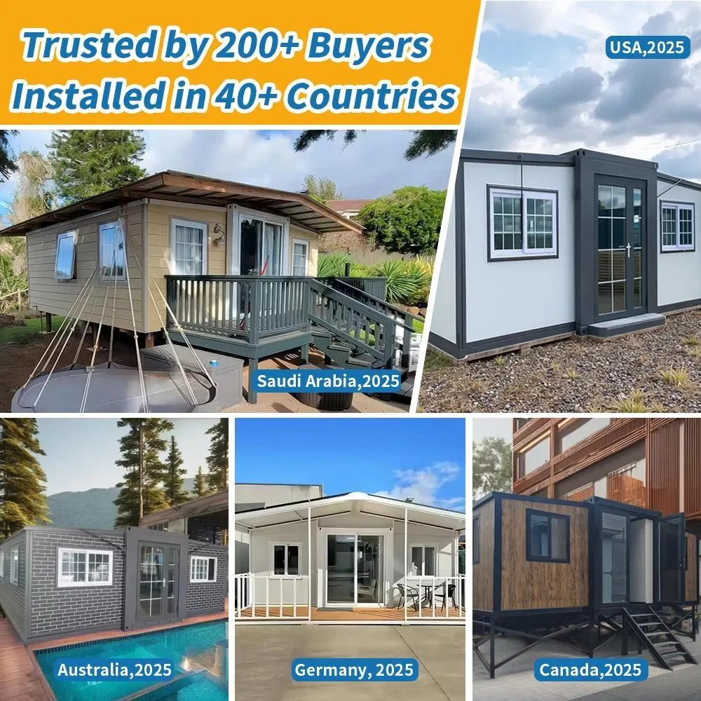 Low-Cost Expandable Casa Prefab House for Family & Office Use