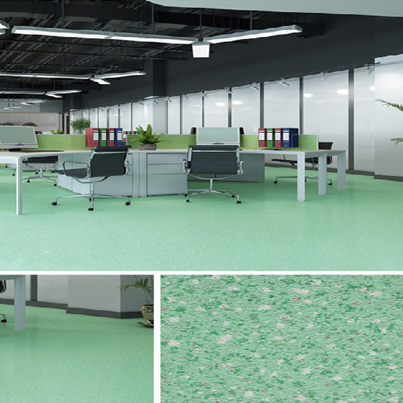 Environmentally Friendly Vinly Linoleum Flooring Rolls Commercial PVC Plastic Floors