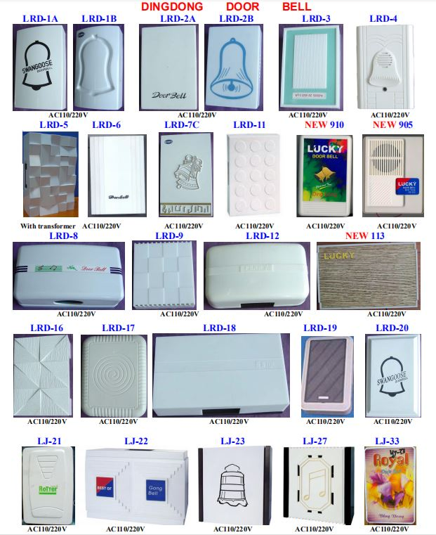 Mechanical Striking Wired Dingdong Doorbell Lj-21
