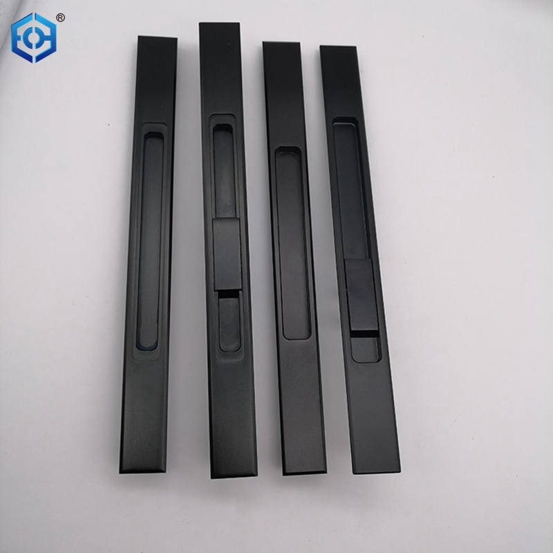 Window Concealed Handle with Lock for Screen Mesh Outward Opening Window