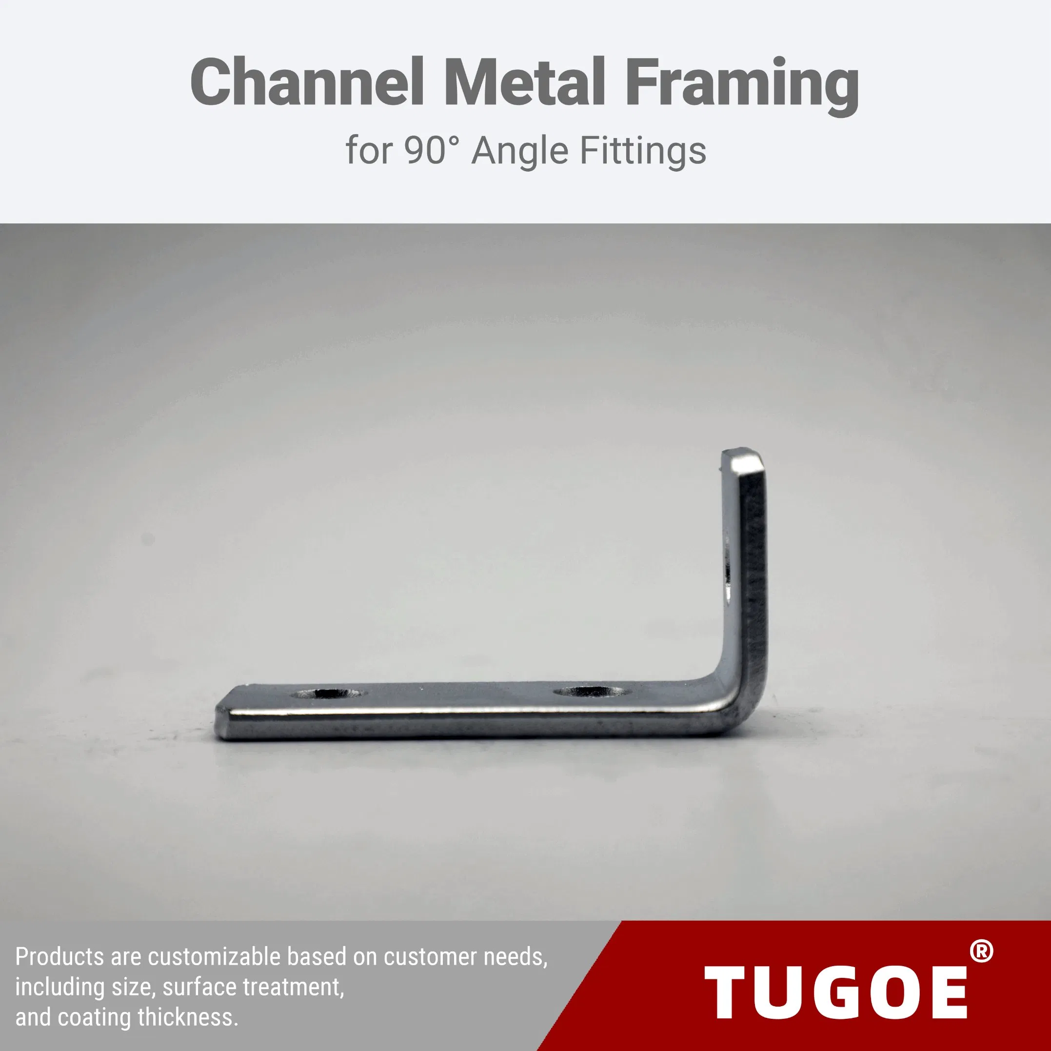 High Standard Galvanized Anti Vibration Unistrut HDG 90-Degree C Channel