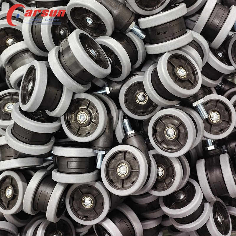 Factory Electrically Conductive and Antistatic Wheel Casters Thermoplastic Rubber Conductive ESD Wheels Medical Castors