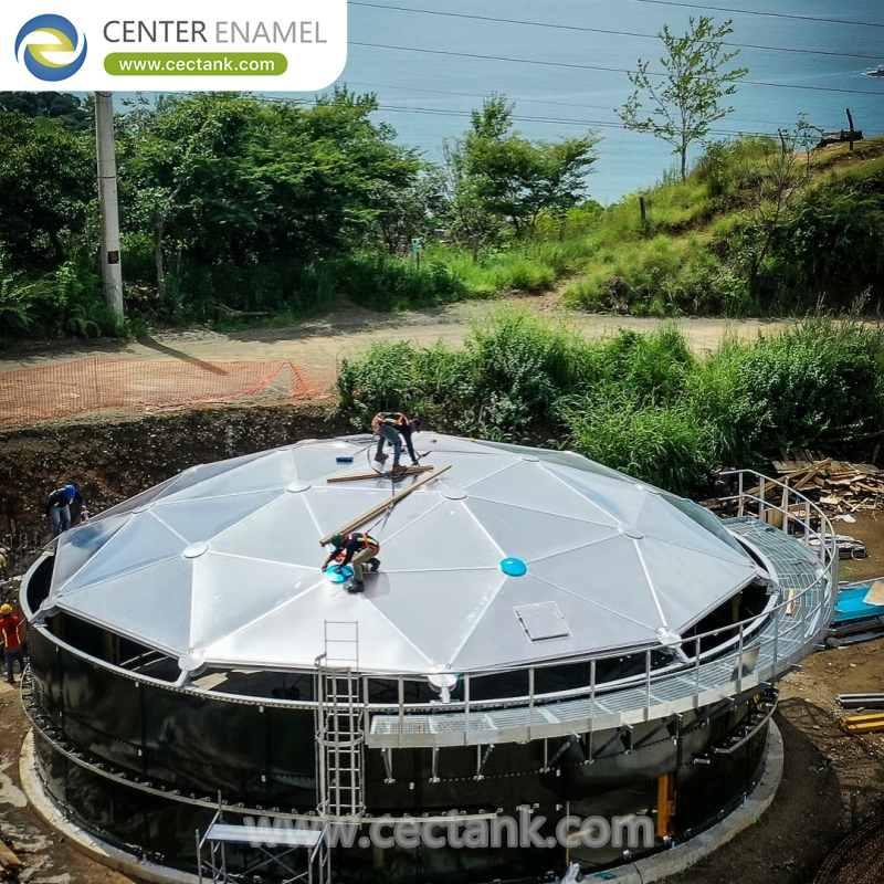 China Manufacturer Geodesic Dome Roofs Wastewater Tanks