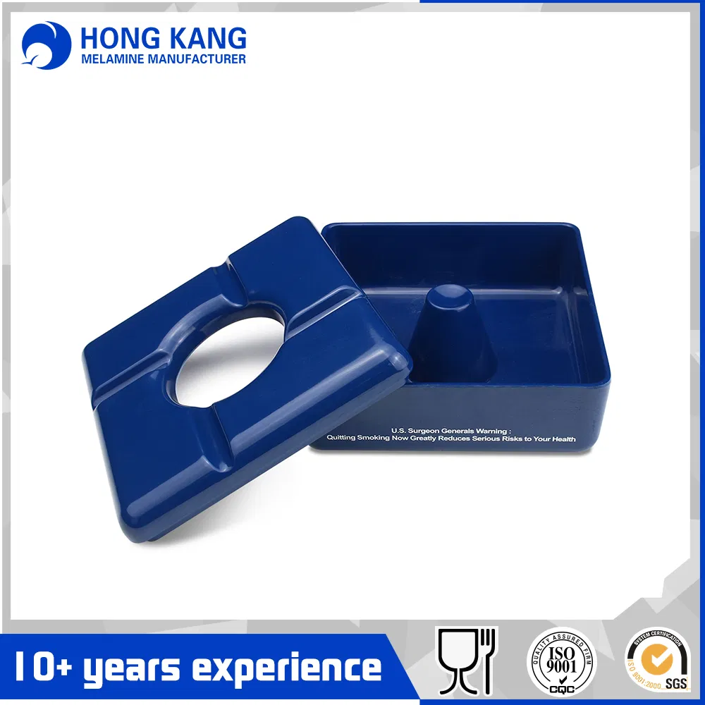 OEM Plastic Windproof Spuare Melamine Ashtray