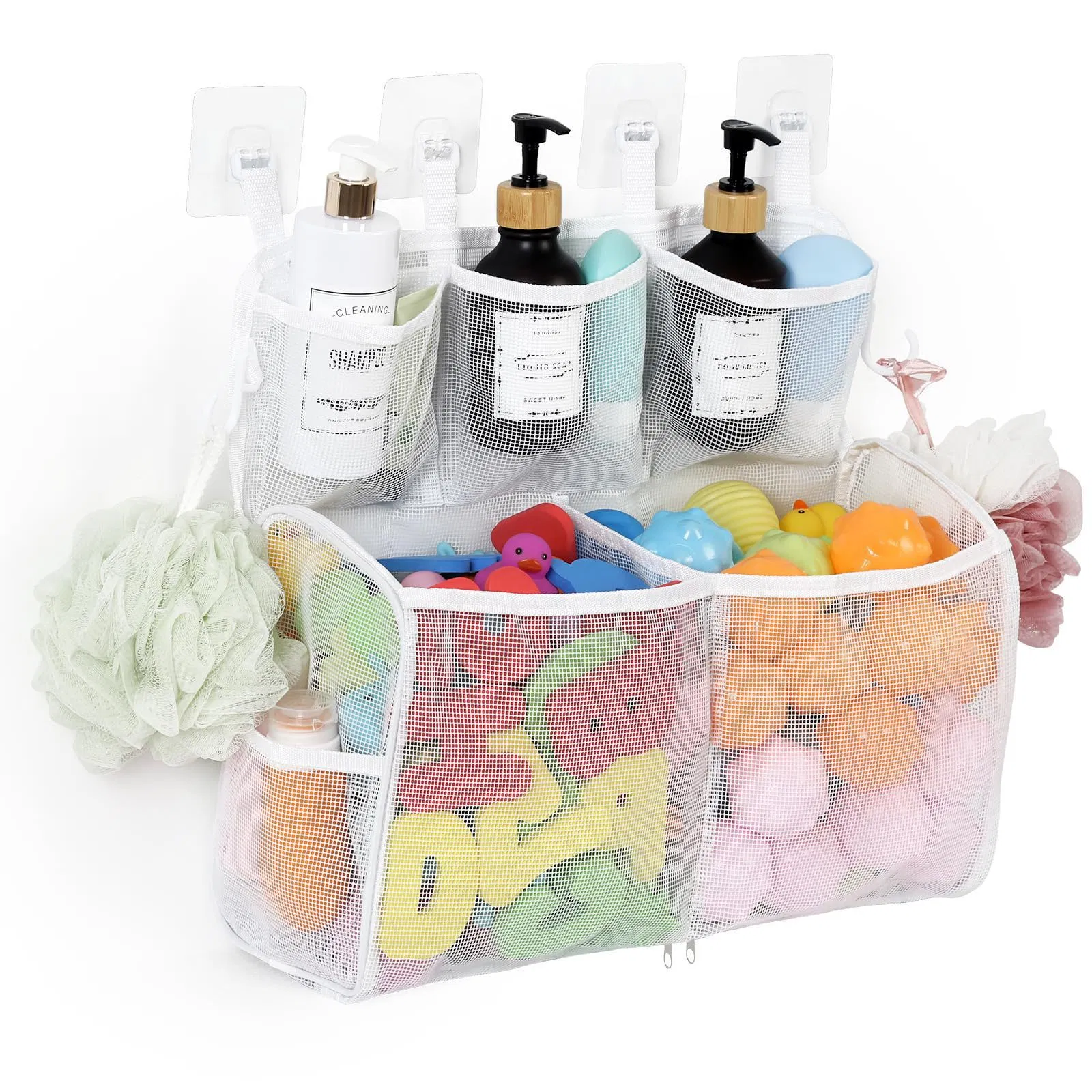 White Bag Storing Miscellaneous Items for Home