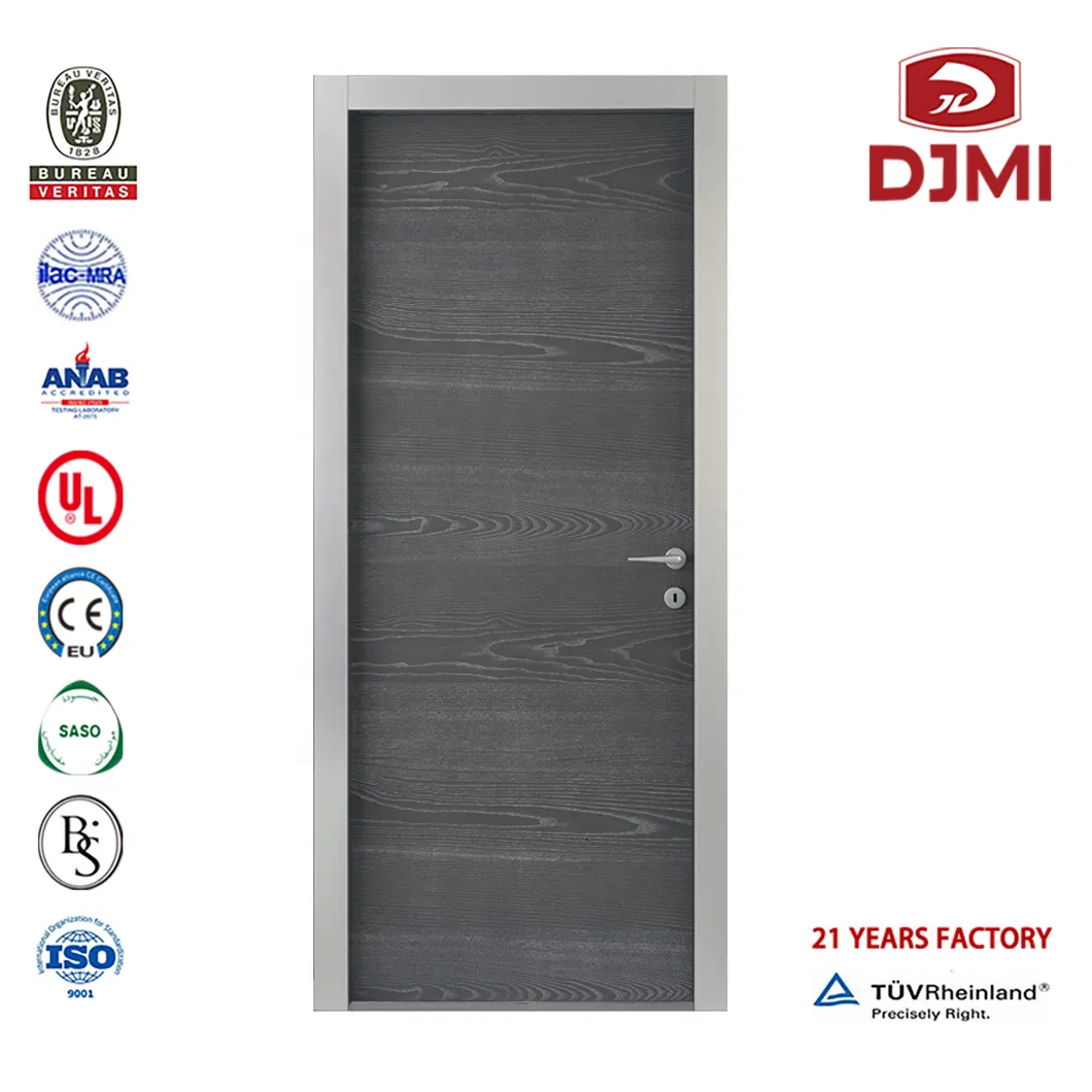 Modern Design European Style Interior Wood Door Metal Door Aluminum Frame
