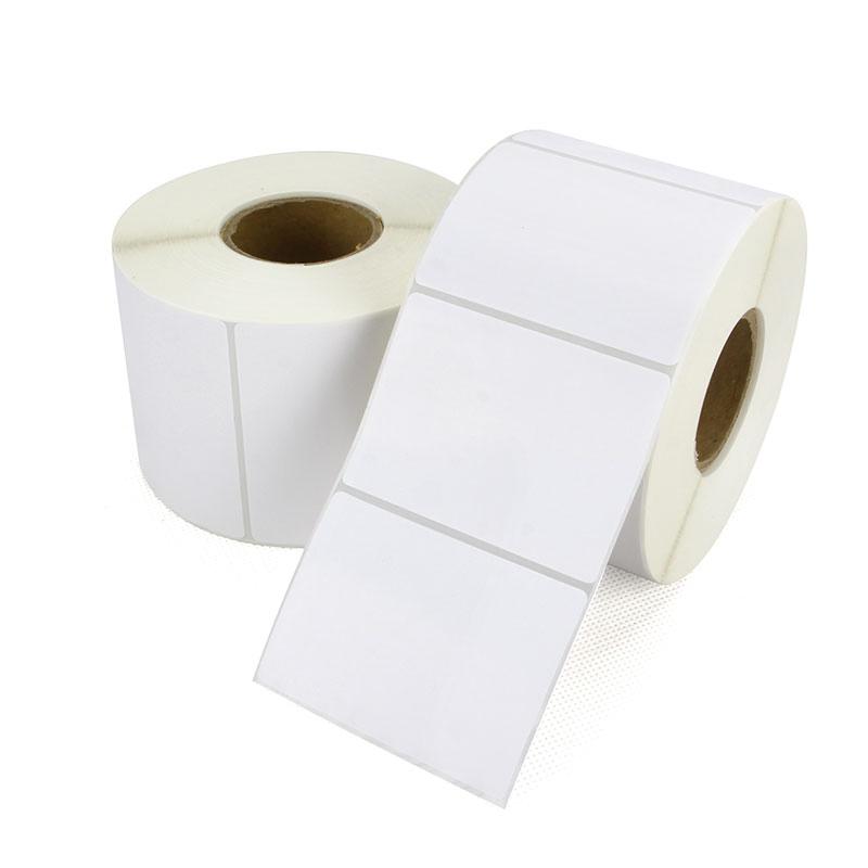 White Blank Woven Carton Box with Removable Labels for Shipping