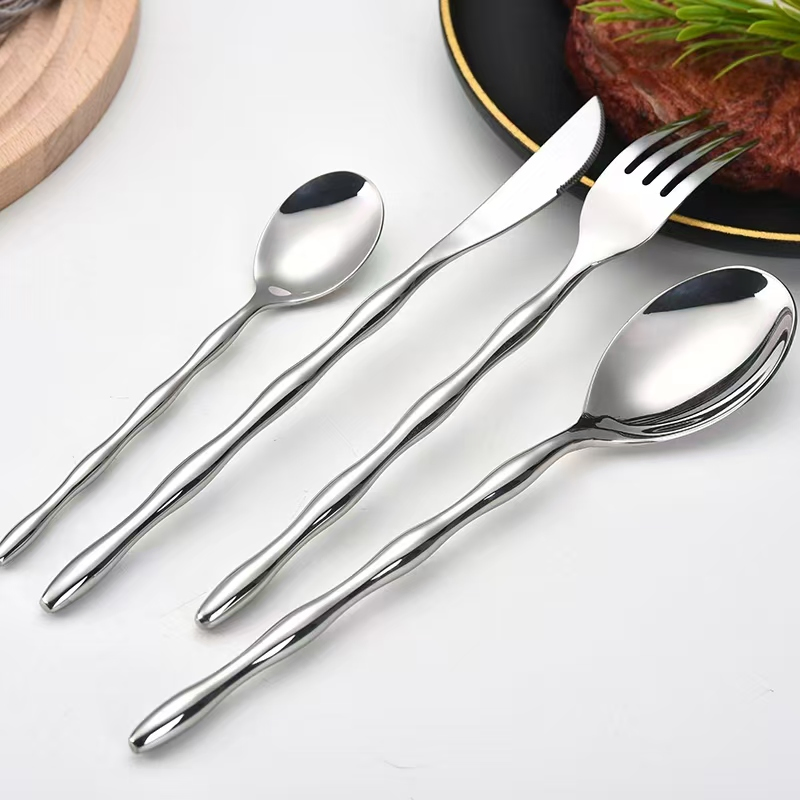 Stainless Steel Sleek Design Easy-Clean Durable Hotel Grade Cutlery Set
