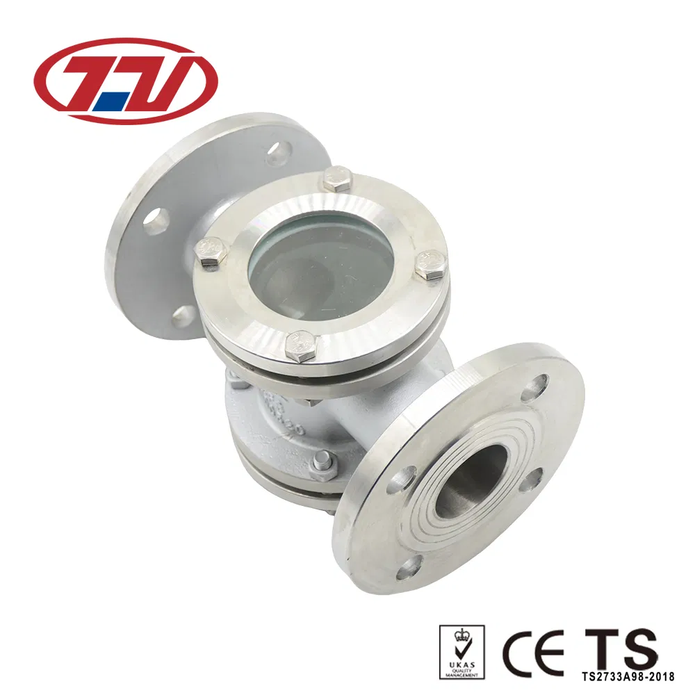 Stainless Steel High Pressure Double Window Tubular Sight Glass for Pipe