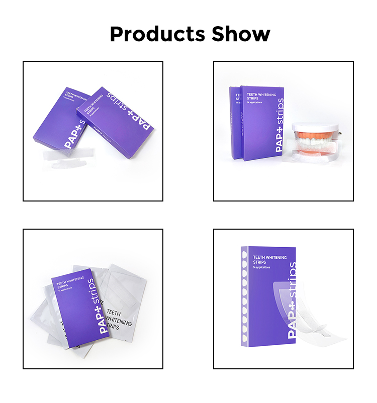 28 Strips Teeth Whitening Strips Non-Slip Dental Whitener Professional Effect Whitening Strips