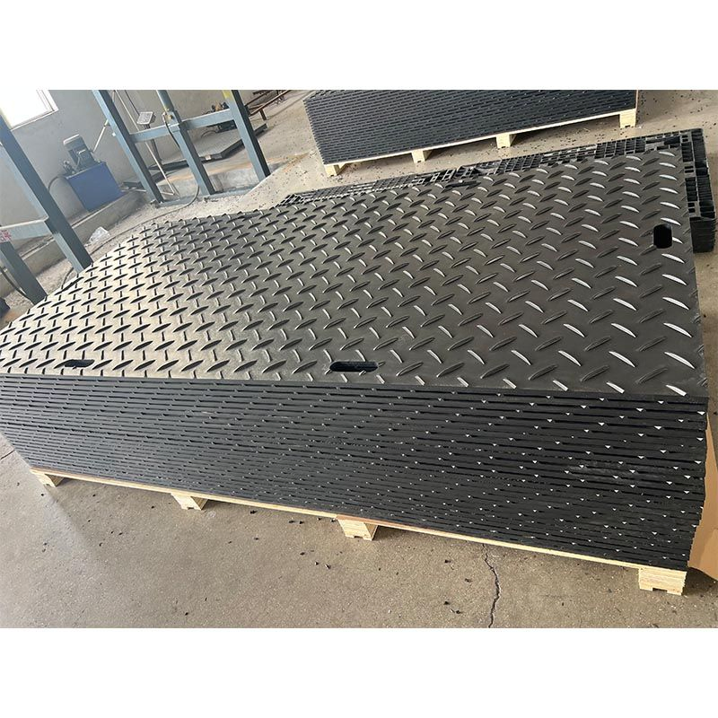 Customized HDPE Sheet Construction Temporary Ground Protection Mat 4X8FT 2-25mm Customized Color PVC Sheet Factory Sandwich Plastic Board UHMWPE Sheet