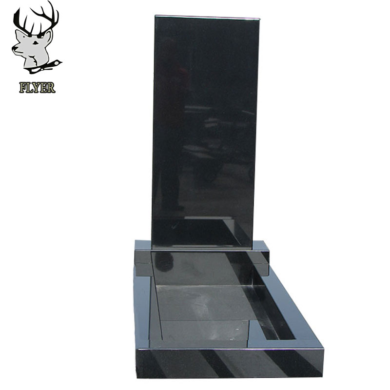 Poland Polish Style Black Grave Stones Granite Tombstones and Monuments