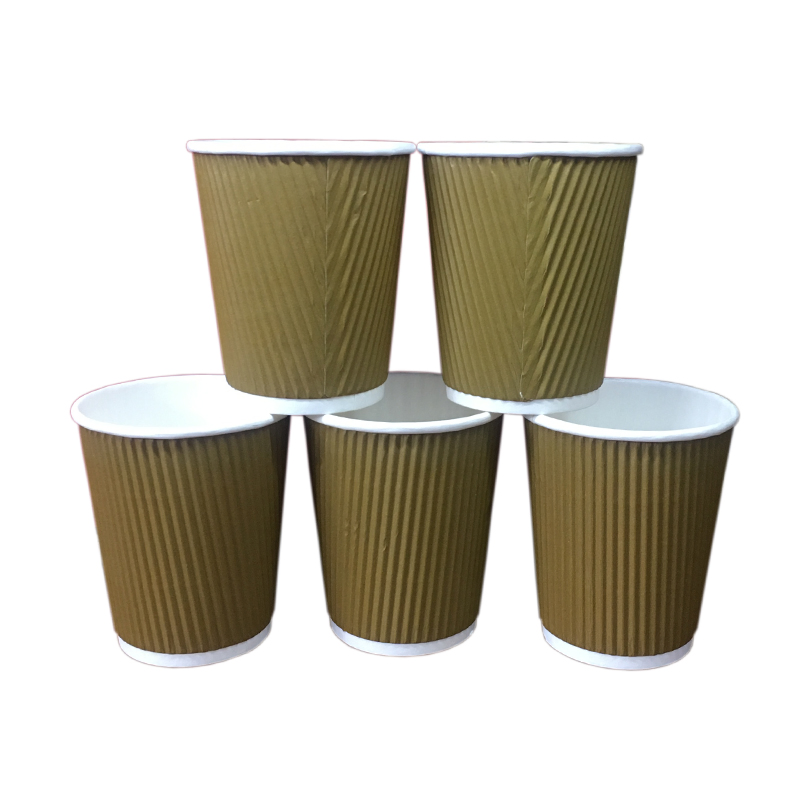 Бумажный кофейный стакан 8oz с логотипом