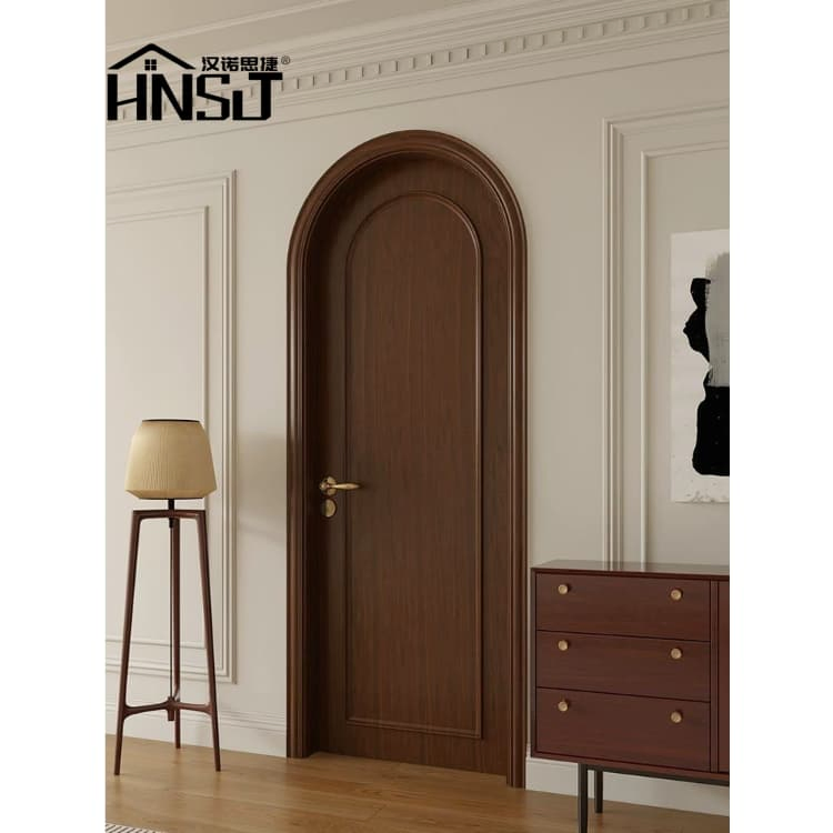 China Natural Veneer Oak Internal Fire Doors China Top Factory Custom Hotel Fire Rated Timber Doors Hotel Sound Proof Door Wood Pull Handle Wooden Door