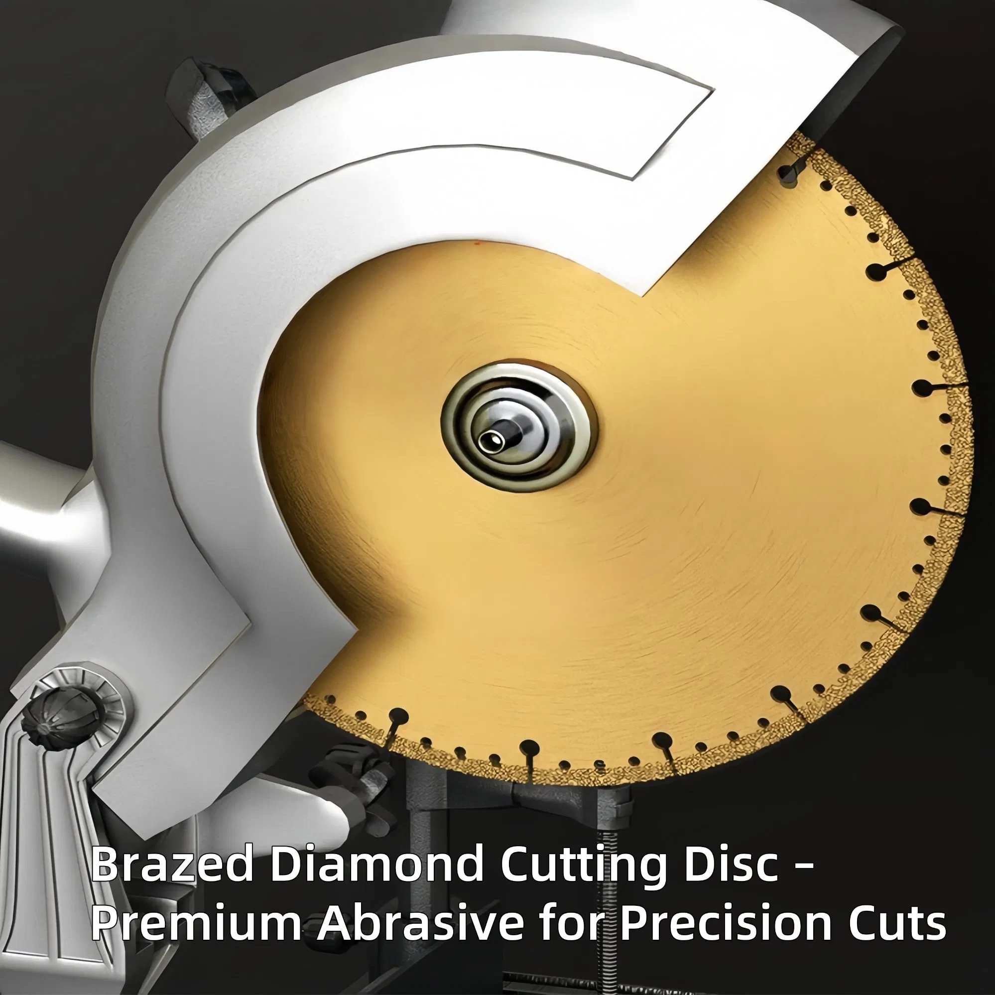 Brazed Diamond Cutting Blade for Marble, Stainless Steel Cast Iron (Dry Use)