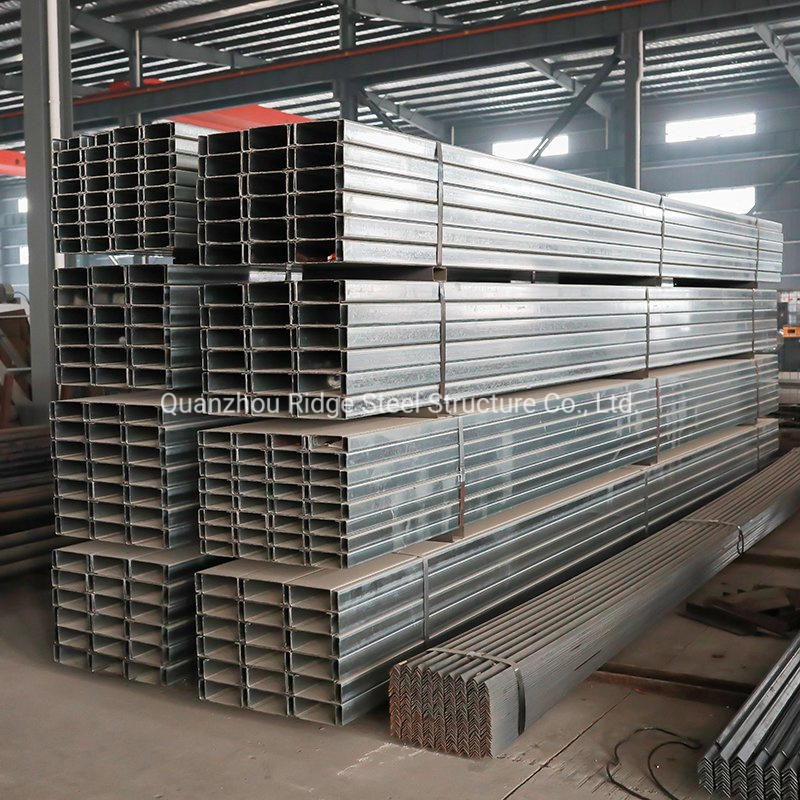 Good Service Structural Roofing Frame Part Ridge China Prefab Customized Z Purlin