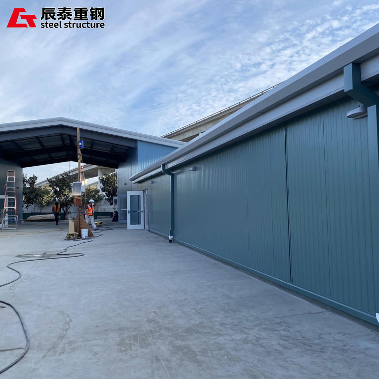 Fast Built Steel Structural Frame Civil Apartment Shelter Construction