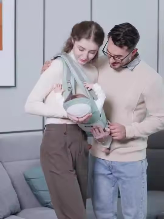 2024 Amazon Baby Wrap Carriers Backpack with Hip Seat Cotton for Newborn