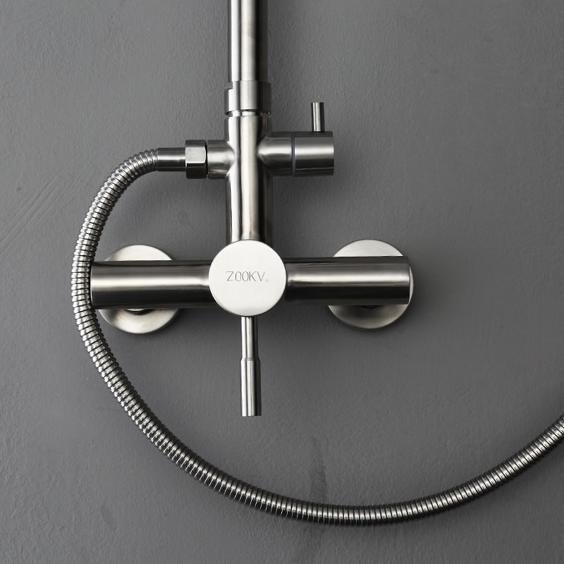 1.2m 1.5m 2m Stainless Steel Flexible Explosion Proof Shower Hose with Chrome Finish and Brass Fittings