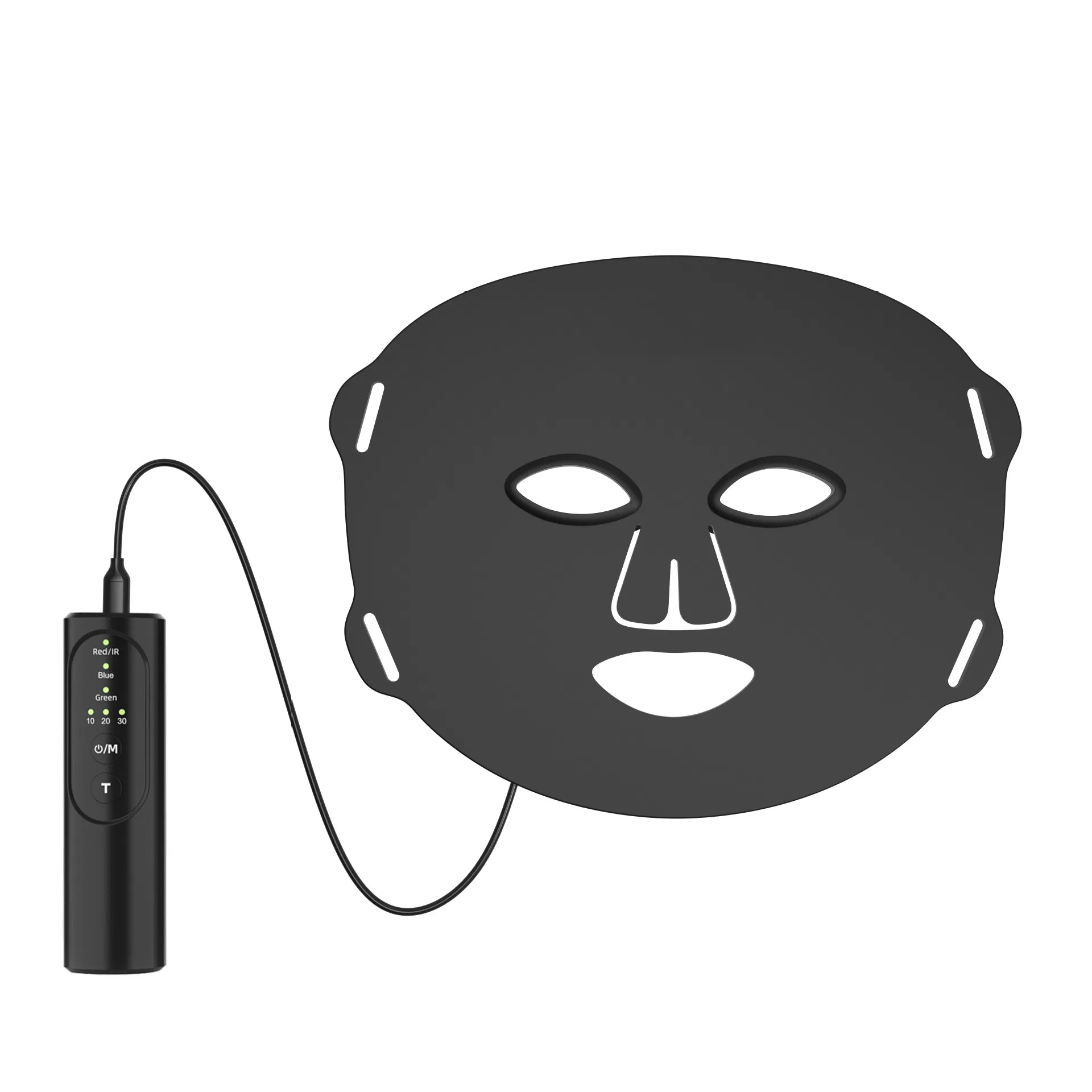 Photon Rejuvenation Facial Mask Device Red Blue Infrared Green Multi-Color Light Silicone LED Light Therapy Beauty Mask