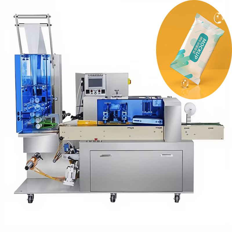 Commercial Grade Single Sachet 4 Sealing Stable Sealing Effect Wet Wipe Machine