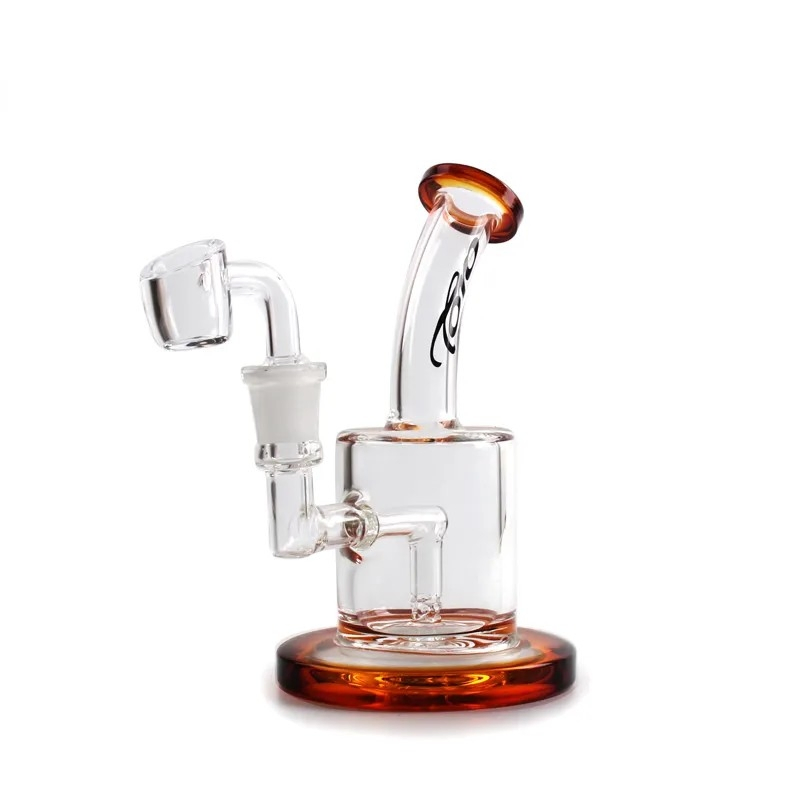 Glass pipe Oil Rig 5mm Thickness Banger Nail pipes Female Joint 14.5mm Bubbler DAB Rig Hookahs