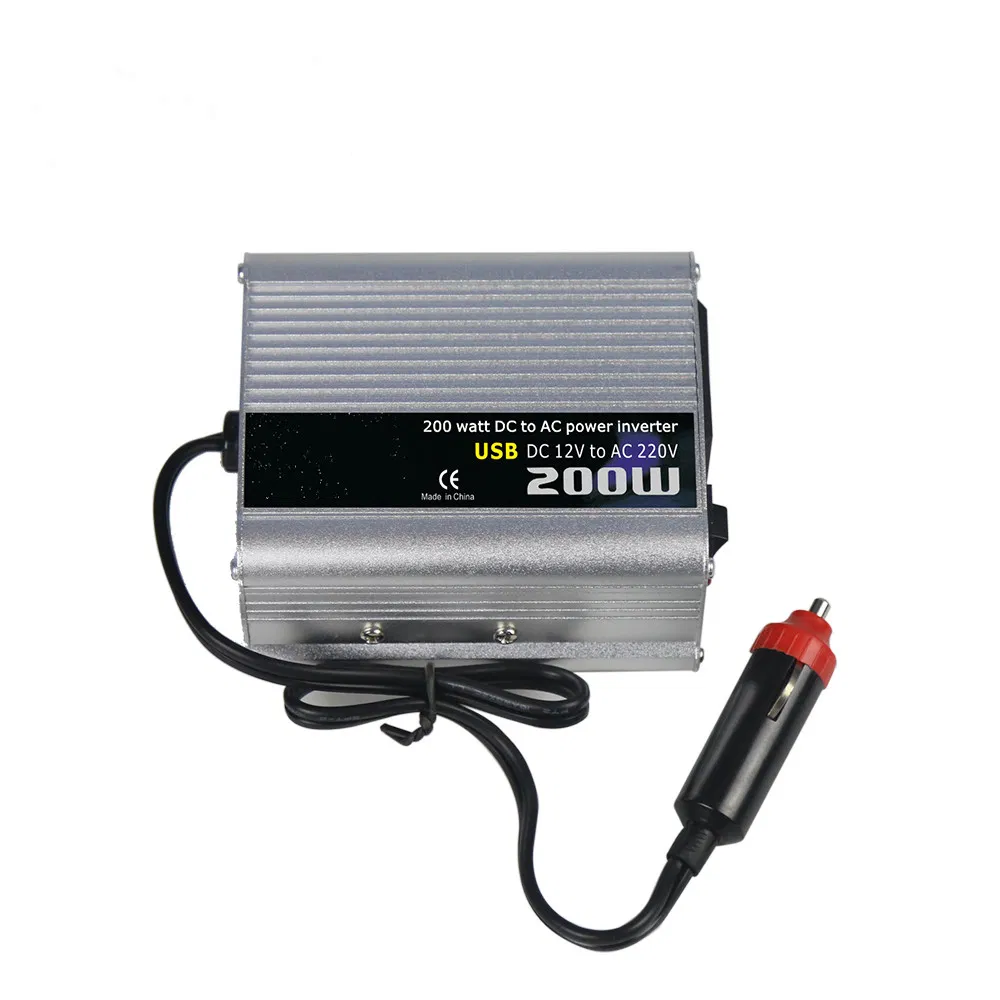 Гибридный инвертор DOXIN 200W 12V/24V для авто