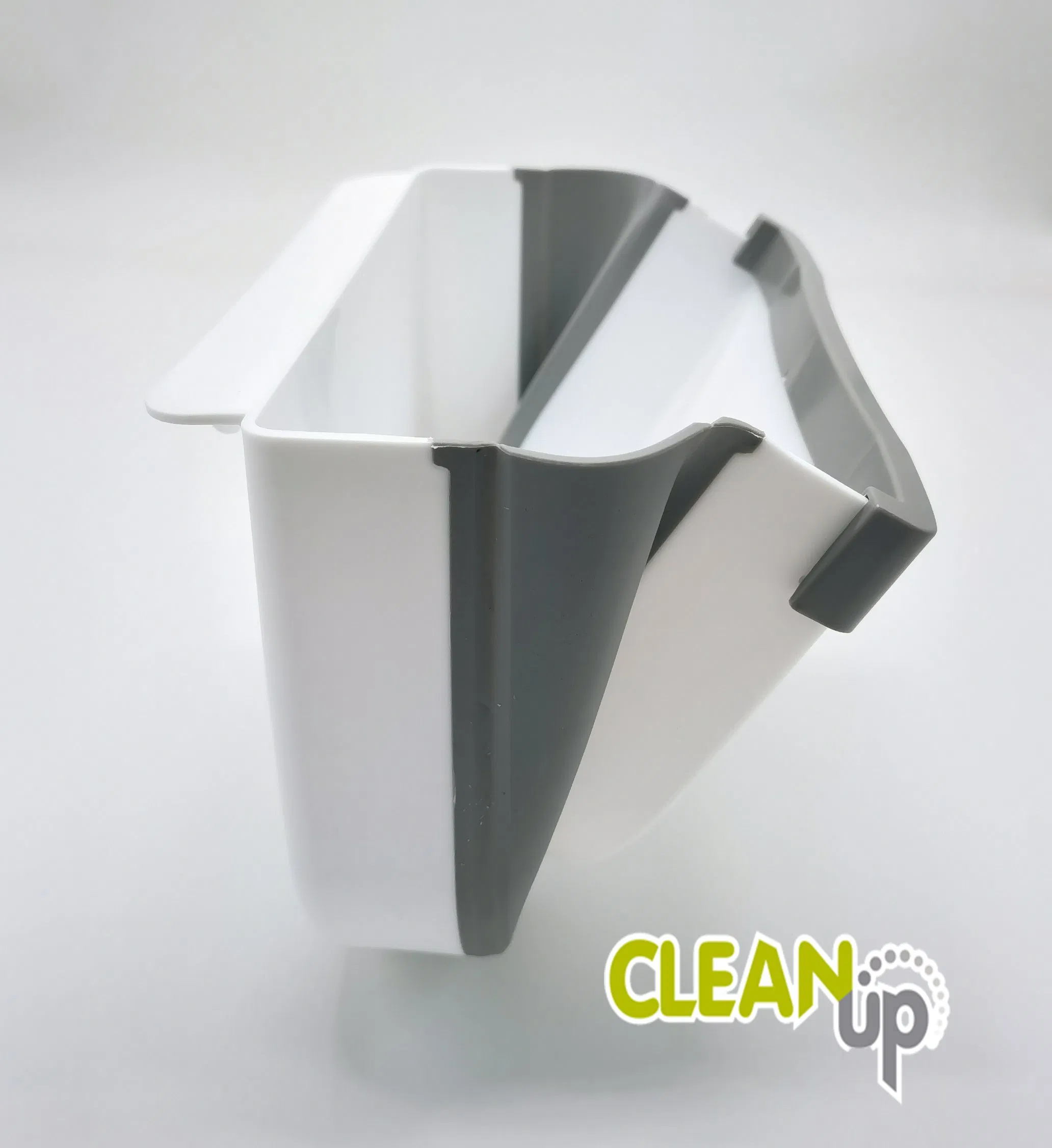 2.4 Gallon Small Plastic Collapsible Kitchen Hanging Garbage Trash Bin Can for Cabinet Car Bedroom Bathroom