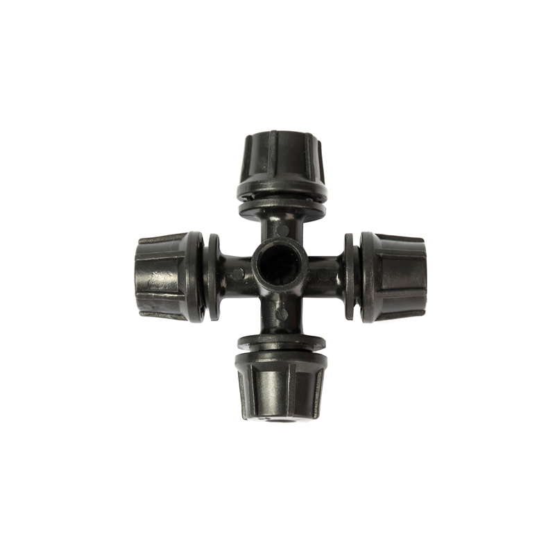 Greenhouse Irrigation Atomizing Misting System Micro Sprinkler Four Outlet Mist Atomizing Micro Nozzle Fogger Spray