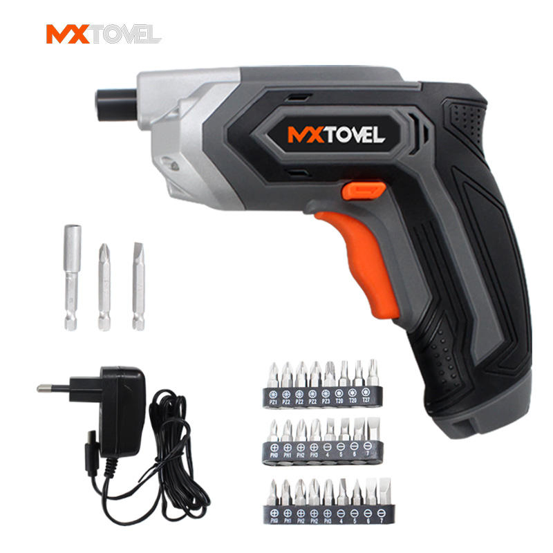 Rechargeable 3.6V 4V Lithium Battery Power Screw Drivers Cordless Drill Home Electric Screwdriver Set