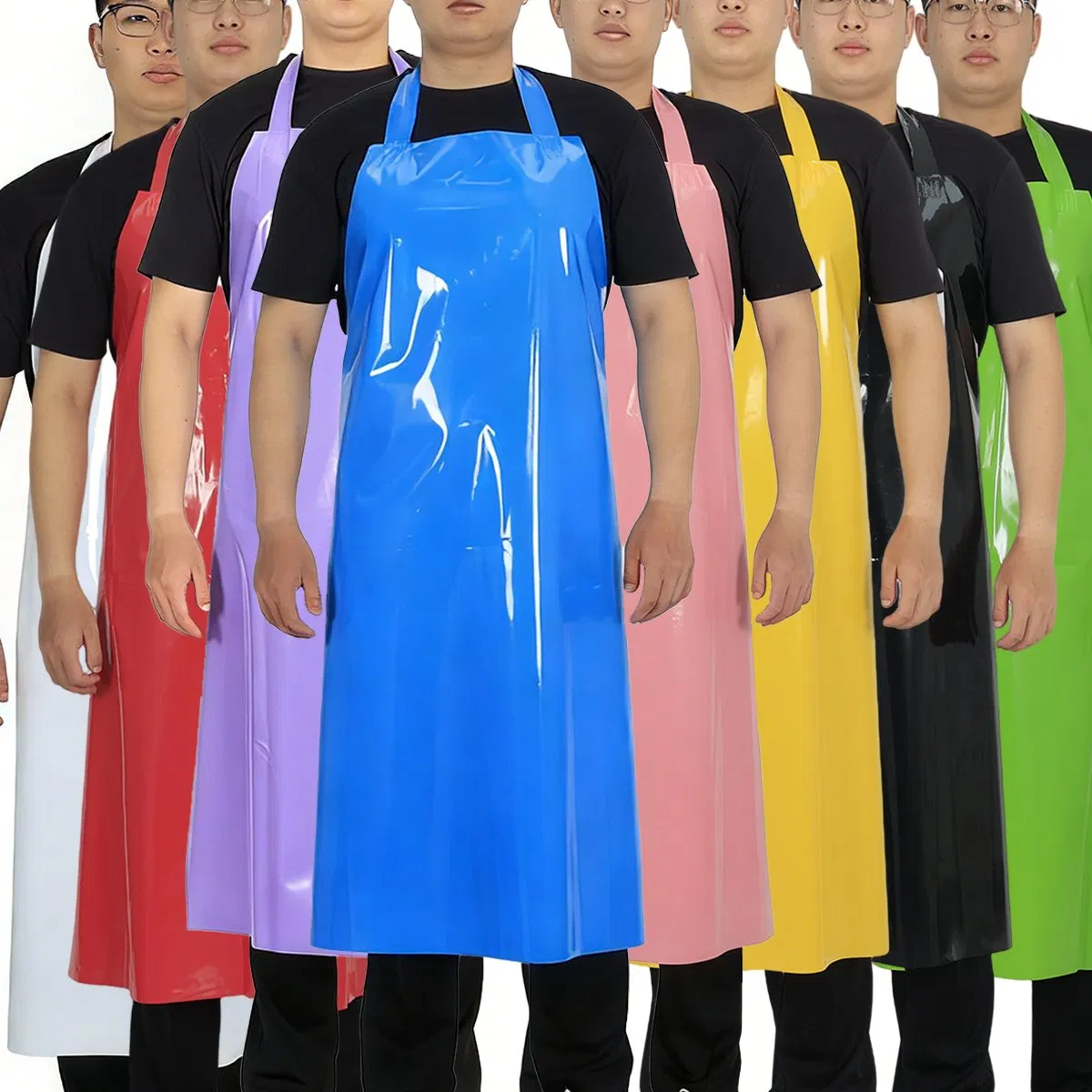 Food Processing Industry Durable PVC/TPU Chemical Resistant Apron Waterproof Rubber Apron