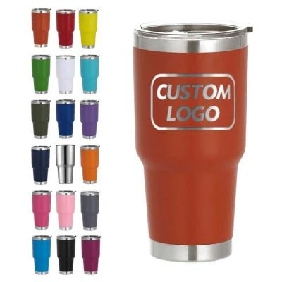 Manufacturer Hot Selling Cooler Mug 30oz 20oz Vacuum Insulated Tumbler Cup 30oz Stainless Steel Travel Mug Tumbler for Automobile, Insurance, Bank