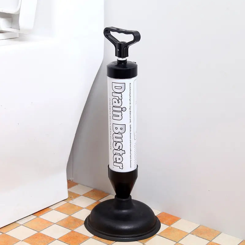 New Design High Pressure Clog Toilet Suction Compressed Air Plunger Drain Buster