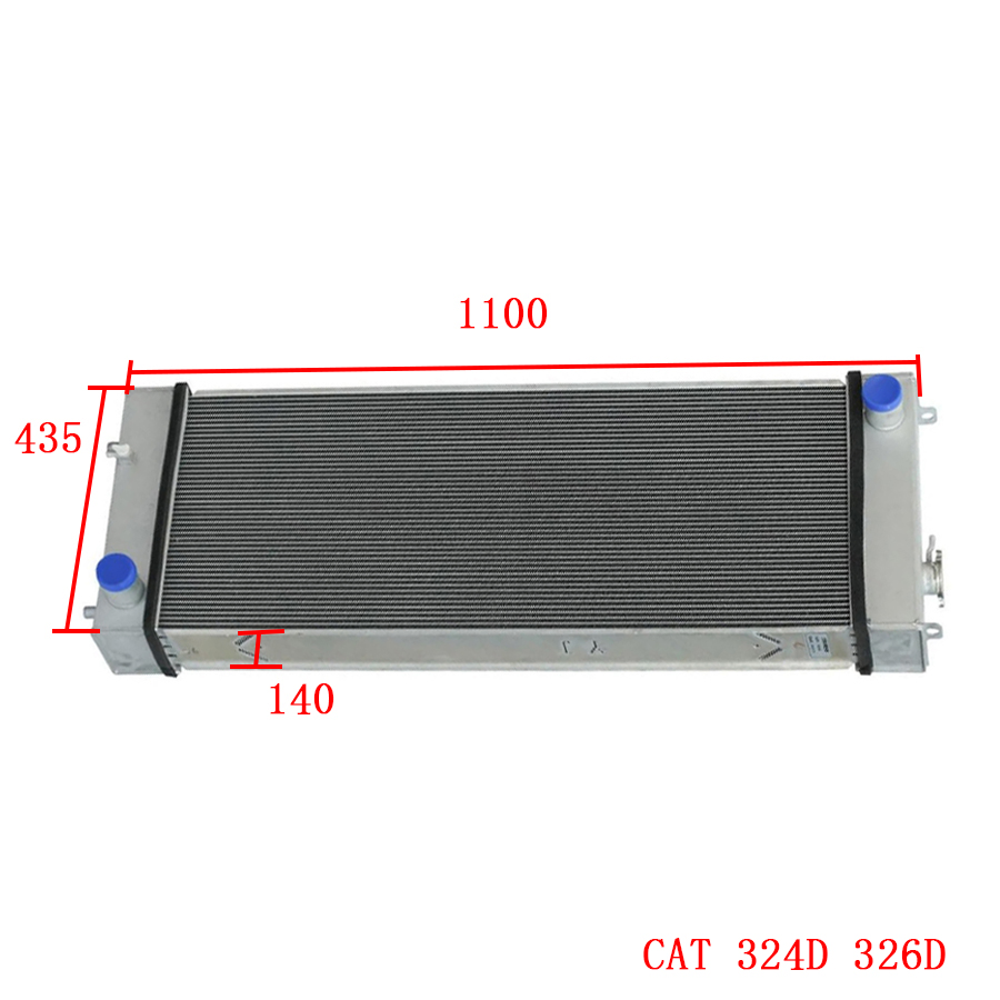 Радиатор двигателя C9 для экскаватора CAT 330C