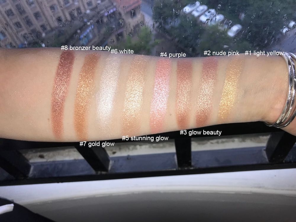 Personalized Cosmetics Face Makeup Pressed Contour Highlighter Palette