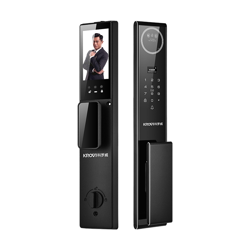 Smart Lock-Tuya APP Control Fingerprint 3D Face Recognition Code Access Real-Time Video Call Aviation Aluminum