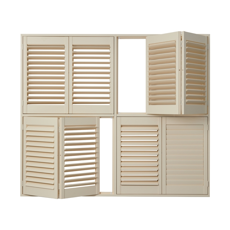 Paulownia Wood Plantation Shutters for Perfect for Tall Windowswindow Coverings