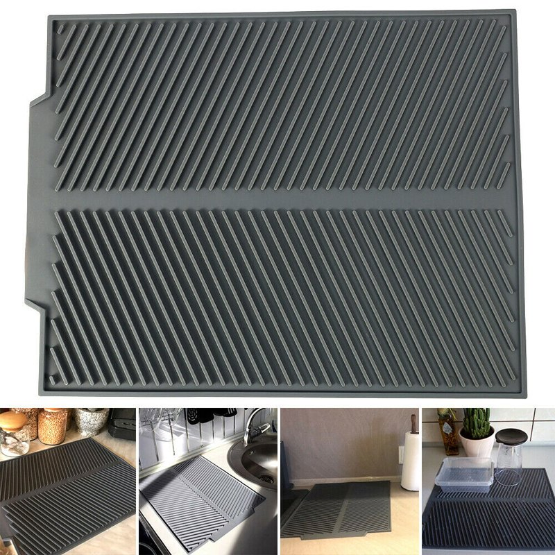 Силиконовый коврик для сушки посуды