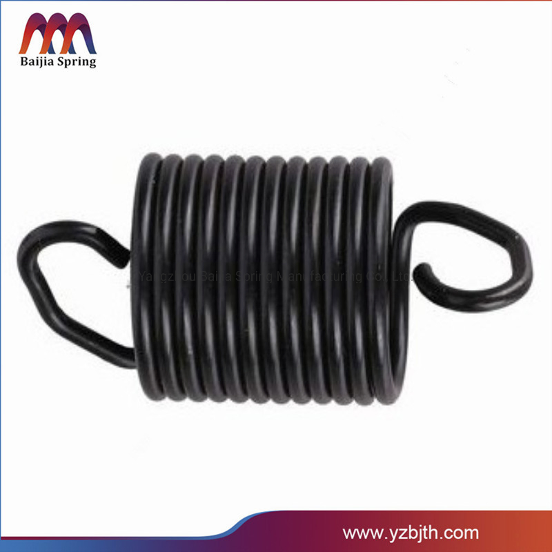 Factory Custom Stainless Steel Wire Forming Bending Coil Tension Double Hook Extension Springs
