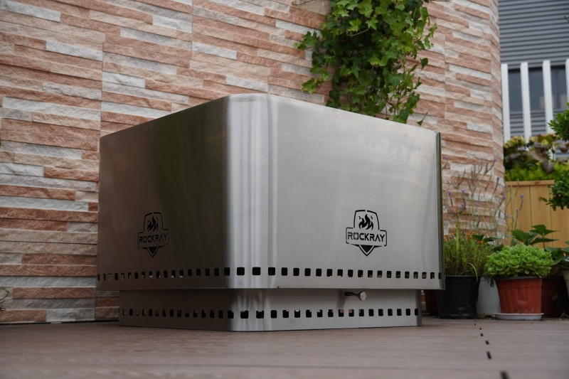 Портативная дровяная печь-камин из нержавеющей стали