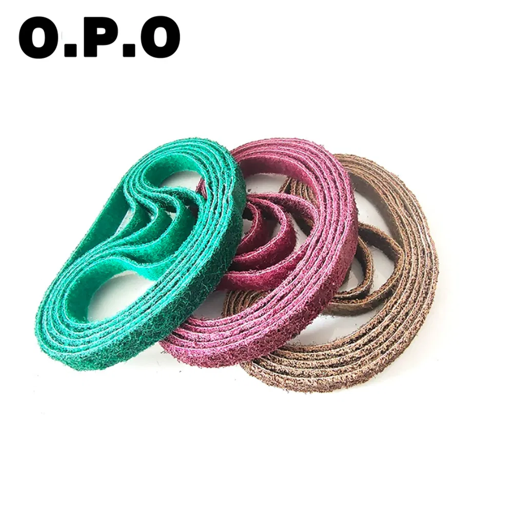 Hot Sale Non Woven Sanding Belt Nylon Abrasive Belt for Polishing Cloth Belt for Stainless Steel Polishing