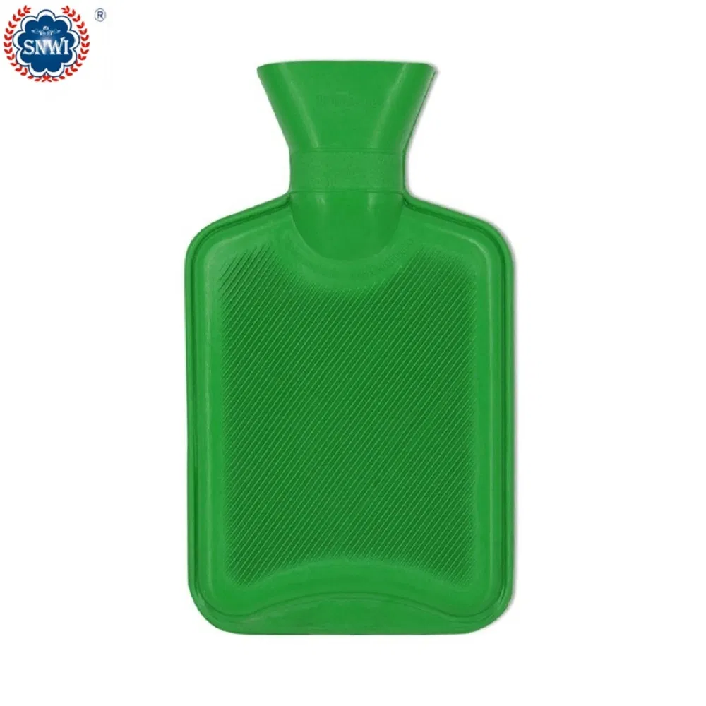 Medical PVC Natural Rubber Hot Water Bottle (Bag) with BS Standard