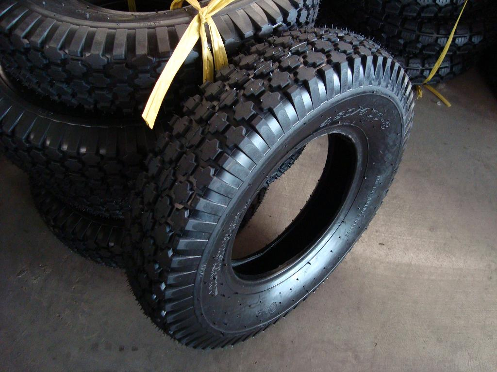 4.80/4.00-8 Maxtop Heavy Duty Big Square Pattern Wheelbarrow Tyre for Trolley