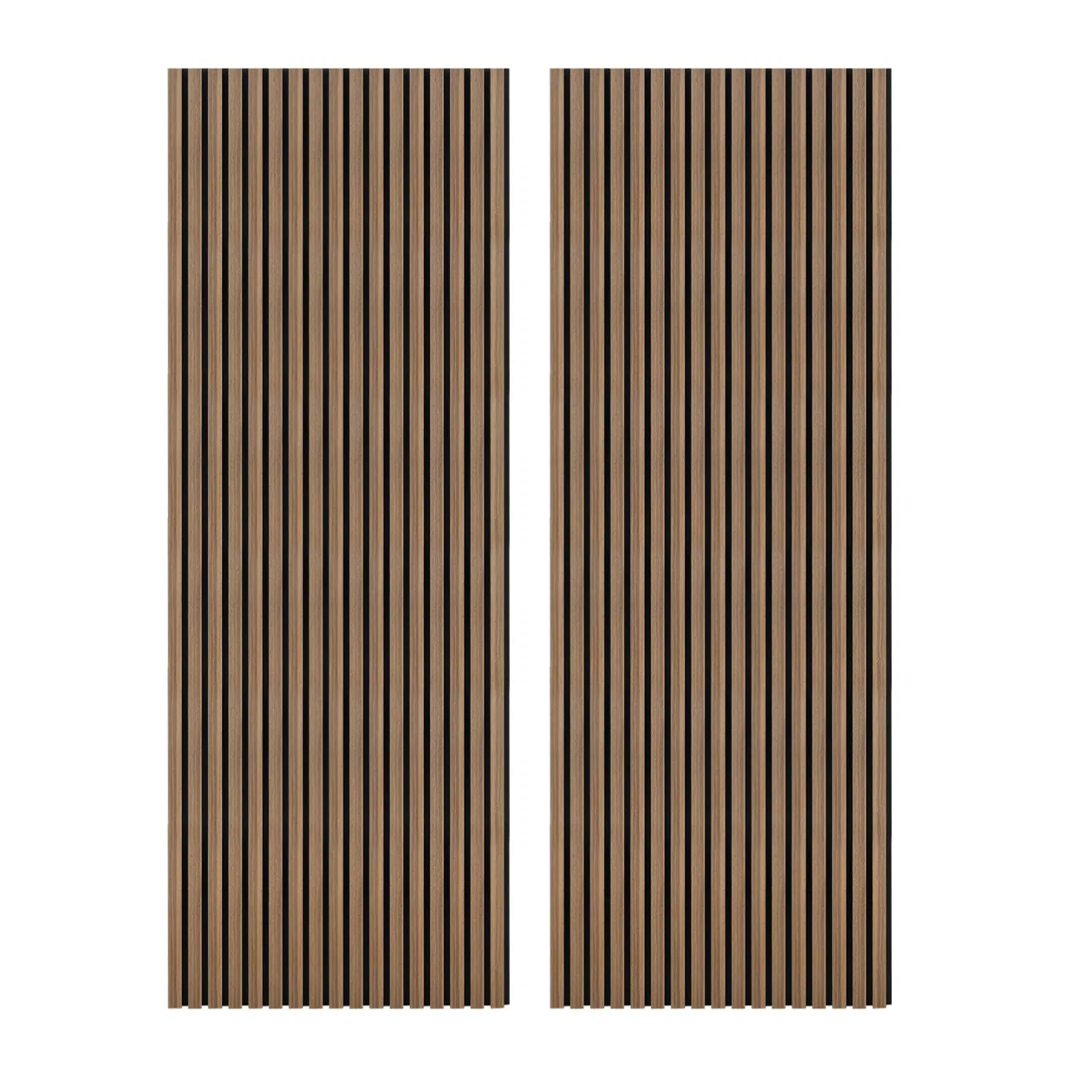 Eco-Friendly 600*2400mm Class a Striped Laminated Walnut Solid Curved Oak Flexible Fiber Board Headboard Accoustic Panels