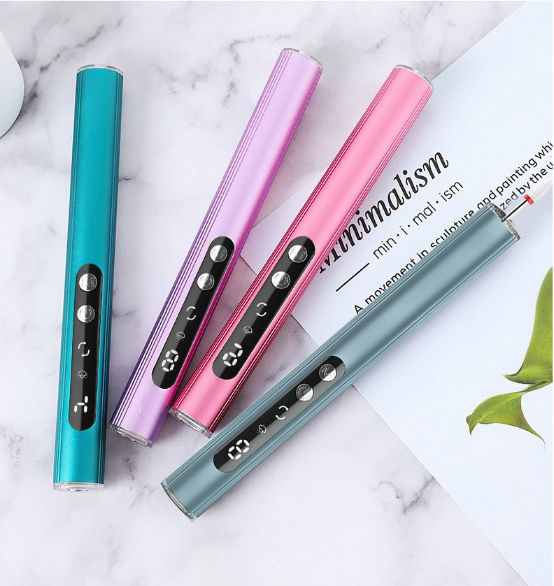Professional Mini Manicure Polishing Pen with UV Light Technology