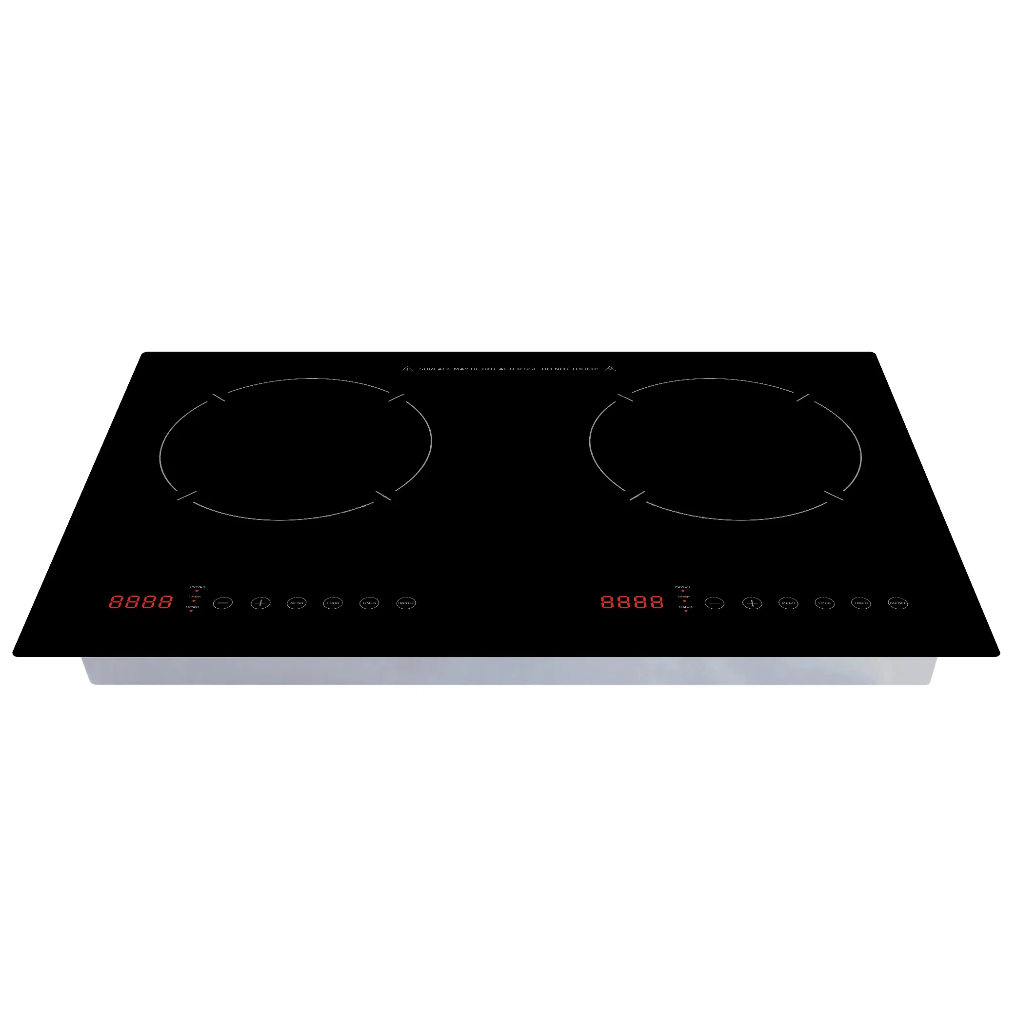 Ailipu Hot Sale Touch Screen Double Induction Cooker