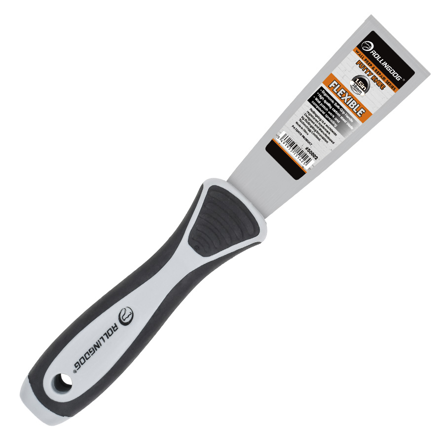 Rollingdog-PRO 50002 1.5 Inch Putty Knife Carbon Steel Wholesale Handware Tool Top