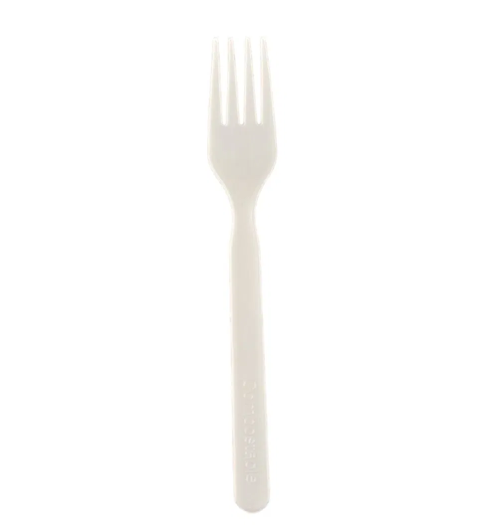 Portable Compostable Cutlery 100% Biodegradable Disposable Cutlery PLA Knife Spoon Fork