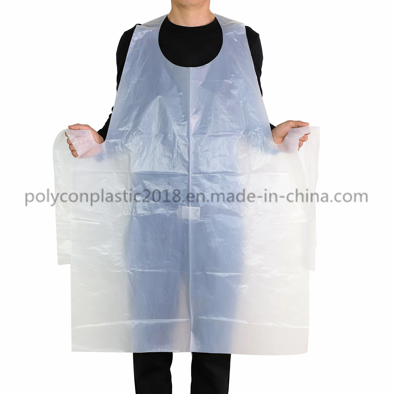 Adult Disposable Plastic Apron HDPE PE Food Grade PE Aprons for Household Standard Quality