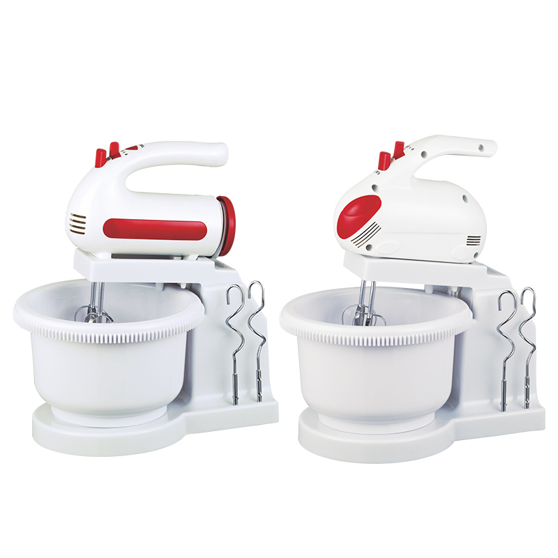 Wholesale 100W High Quality 5 Speeds Control Cake Maker Stand Mixer with Rotating Bowl Dough Hand Mixer